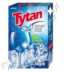 TYTAN Ochranná sůl do myčky nádobí 5v1 Tytan 1,5 kg