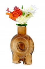 Kaemingk Dekorativní skleněná váza na květiny 21 x 30 cm 1ks