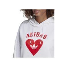 Adidas Mikina bílá 152 - 157 cm/XS Vday Hoodie
