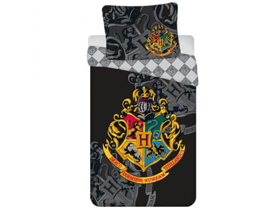 sarcia.eu Harry Potter Hogwarts dětské povlečení, bavlněné povlečení 140cm x 200cm OEKO-TEX