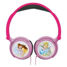 Lexibook Skládací drátová sluchátka Disney Princezny