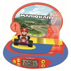 Lexibook 3D budík s projektorem Mario Kart