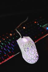 Počítačová myš Puncher GM-20 / optická/ 7 tlačítek/ 12000DPI - bílá