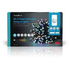 Nedis Vánoční osvětlení SmartLife LED, Wi-Fi, RGB, 84 LED, 10 m, Android / IOS