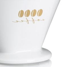 Kela Kávový filtr KL-12492 porcelánový Excelsa L bílá