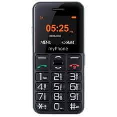 myPhone Mobilní telefon pro seniory HALO EASY, černý