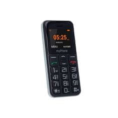 myPhone Mobilní telefon pro seniory HALO EASY, černý