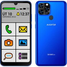 Aligator Mobilní telefon S6100 SENIOR 2/32 GB modrý