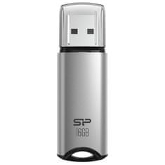 Silicon Power USB Flash disk Marvel M02 16 GB USB 3.2 Gen 1 - stříbrný