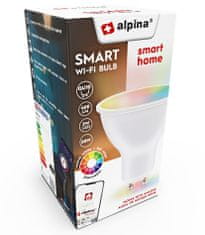 Alpina Chytrá žárovka LED RGB WIFI bílá + barevná GU10