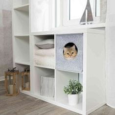 Trixie ANTON filcová krabice/jeskyně pro kočku, vhodné do IKEA regálu 33cm šedá