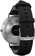 Garett Smartwatch Verona stříbrná, černý řemínek
