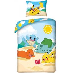 Halantex Bavlněné ložní povlečení Pokémoni - Hano beach