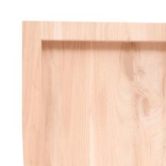 Vidaxl Nástěnná police 60 x 60 x 4 cm neošetřené masivní dubové dřevo
