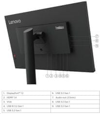Lenovo ThinkVision T24i-30 - LED monitor 23,8" (63CFMATXEU)