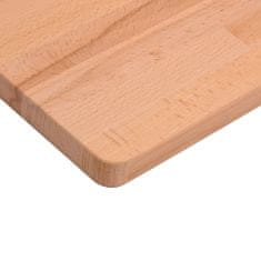 Greatstore Pracovní stůl 200 x 55 x 81,5 cm masivní bukové dřevo a kov