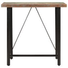 Greatstore Barový stůl 110x55x107 cm masivní recyklované dřevo a železo