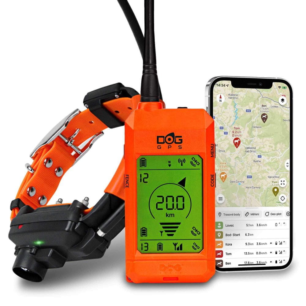 Levně Dogtrace DOG GPS X30TB Vyhledávací a výcvikové zařízení se zvukovým lokátorem