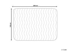 Beliani Chránič matrace z mikrovlákna 140 x 200 cm PEKTUSAN
