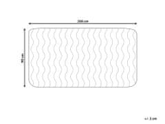 Beliani Chránič matrace z mikrovlákna 90 x 200 cm PEKTUSAN