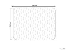 Beliani Chránič matrace z mikrovlákna 160 x 200 cm PEKTUSAN