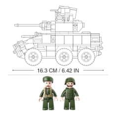 Sluban Model Bricks M38-B0753 Obrněné kolové bojové vozidlo 6x6