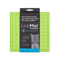 LickiMat PLAYDATE lízací podložka Barva: Zelená