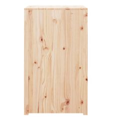 Greatstore Skříňka do venkovní kuchyně 55x55x92 cm masivní borové dřevo