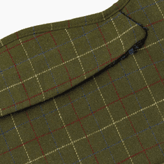HUGO & HUDSON Anglická zelená kostka kabátek Velikost: XS