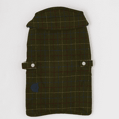 HUGO & HUDSON Anglická zelená kostka kabátek Velikost: XS