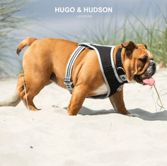 HUGO & HUDSON 3D černý obojek Velikost: L