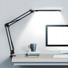 LUMILED Stmívatelná stolní lampa LED lampička COSMI 12W CCT USB Černá