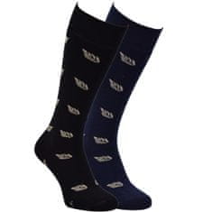 Zdravé Ponožky Dámské bavlněné froté vzorované podkolenky 6700323 2pack, 39-42, klasické