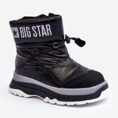 Big Star Sněhové boty na zip s fleecovou podšívkou velikost 23