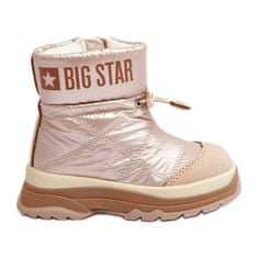 Big Star Sněhové boty na zip s fleecovou podšívkou velikost 23