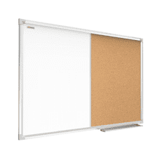 Allboards , korková a magnetická tabule v hliníkovém rámu 120x90cm, CO129