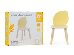 Classic world Dětská židlička , citrón
