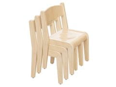 Classic world Dětská dřevěná židlička z bukového dřeva