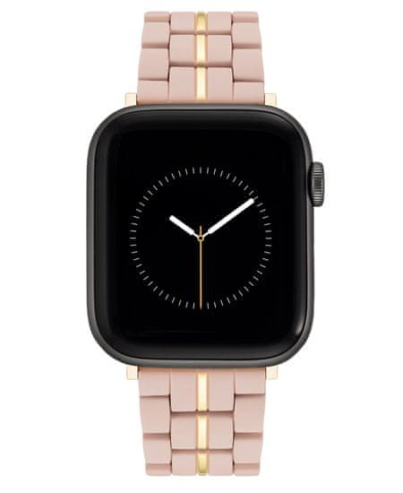 Nine West řemínek růžový se zlatým proužkem uprostřed, pro Apple Watch 38-41mm