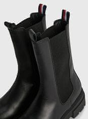 Tommy Hilfiger Dámské kožené kotníkové boty FW0FW06730BDS (Velikost 39)