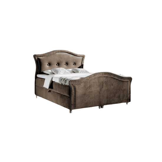 Bader Germany (3375) ANNA luxusní boxspring postel 180x200cm bronzová