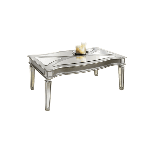 Bader Germany (3382) MIRROR zrcadlový konferenční stolek stříbrný