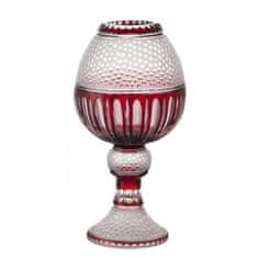 Caesar Crystal Váza Dalmatin, barva rubín, výška 510 mm