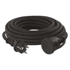 Emos Venkovní prodlužovací kabel 10 m / 1 zásuvka / černý / guma-neopren / 230 V / 2,5 mm2