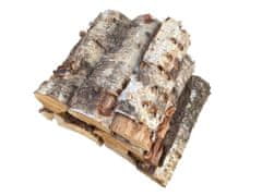 Dřevěný Outlet Tvrdé palivové dřevo Dřevo na uzení BŘÍZA pytel 10 kg 20L