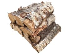 Dřevěný Outlet Tvrdé palivové dřevo Dřevo na uzení BŘÍZA pytel 10 kg 20L