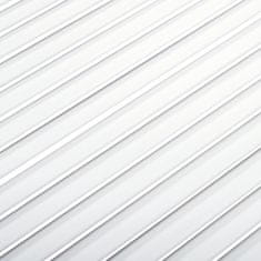 Vidaxl Nábytková dvířka lamelový design 4 ks bílá 99,3x39,4cm borovice