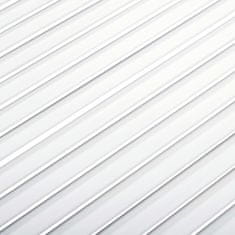 Vidaxl Nábytková dvířka lamelový design bílá 99,3 x 39,4 cm borovice