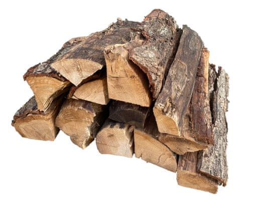 Dřevěný Outlet Tvrdé palivové dřevo Dřevo na uzení DUB pytel 10 kg 20L