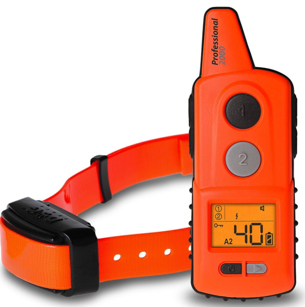 Dogtrace Elektronický výcvikový obojek d-control professional 2000 ONE orange